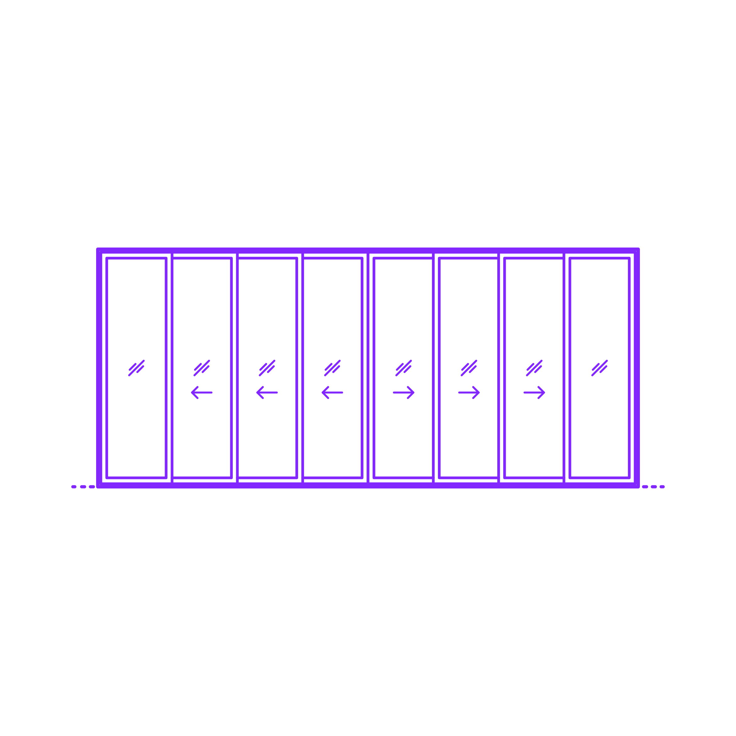 Buildings Sliding Doors Multi Slide Door Stacking 8 Panels Bi Part Sketch Svg Vector Free Vectors